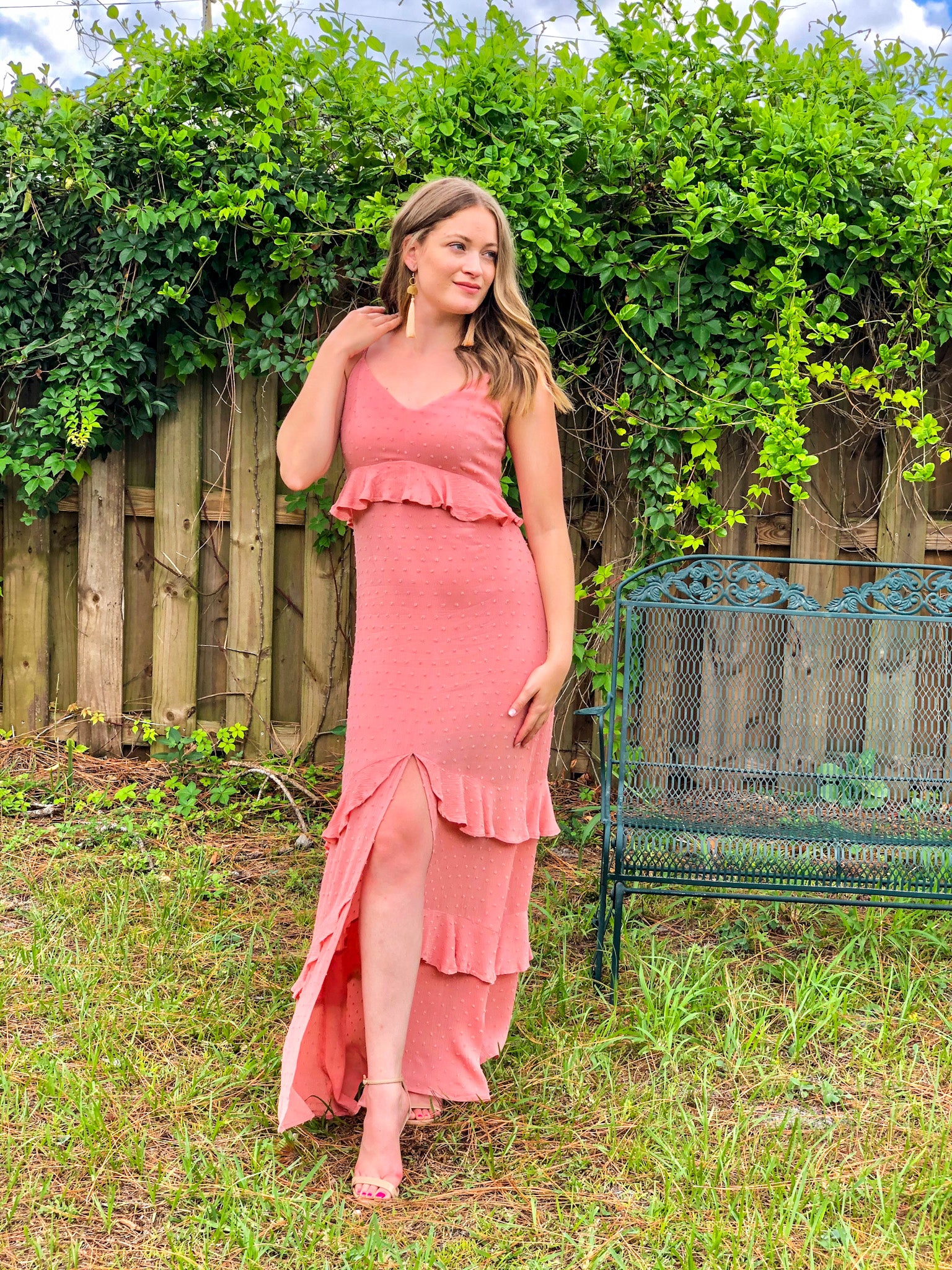 The Mia Ruffle Maxi Dress